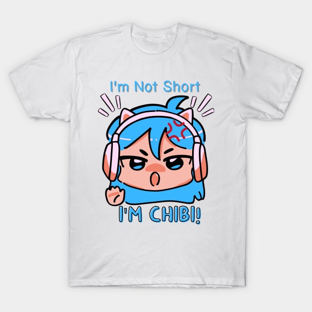 Not Short, Chibi T-Shirt by AKawaiiPastels